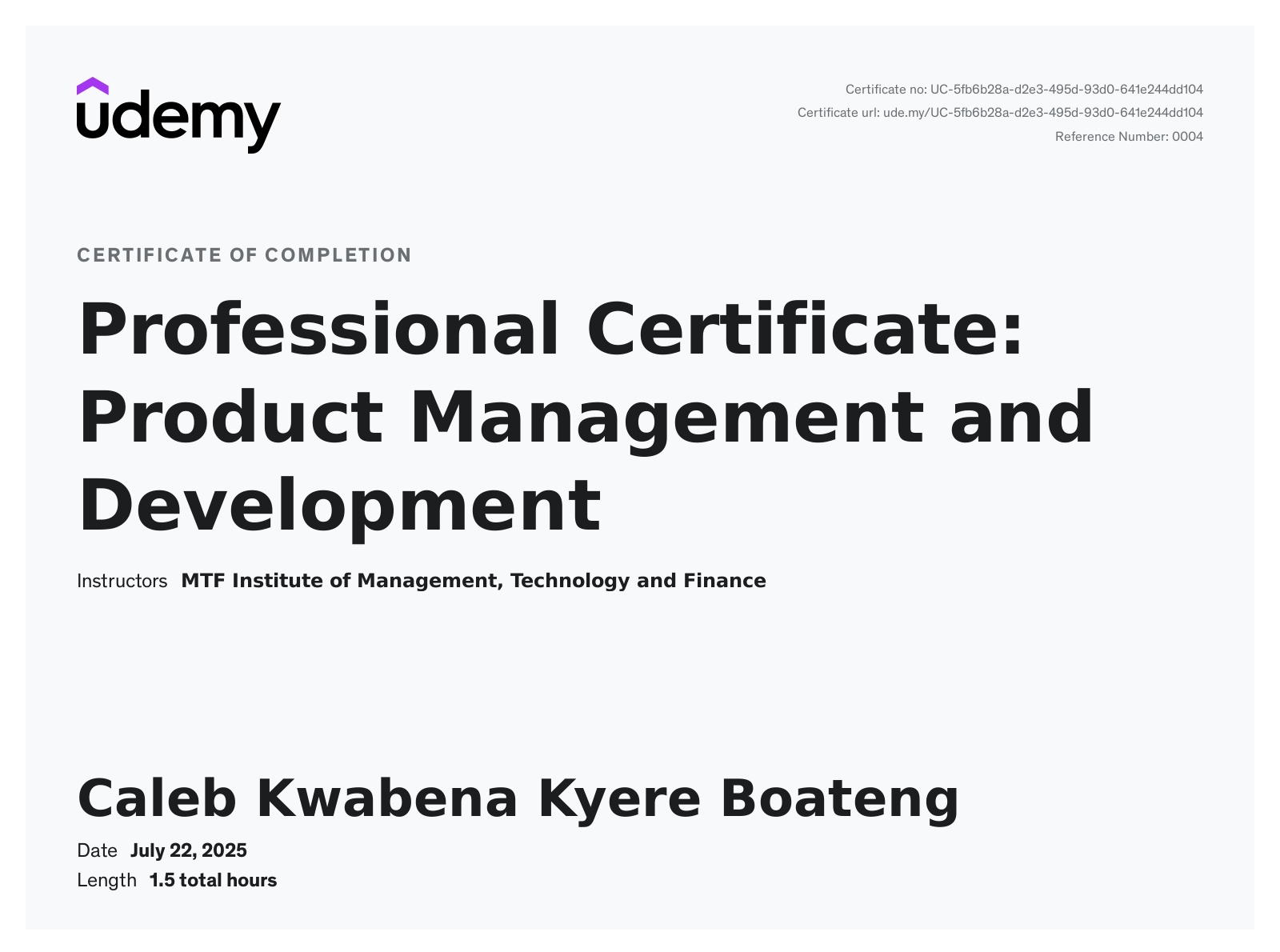 Institute of Management, Technology and Finance